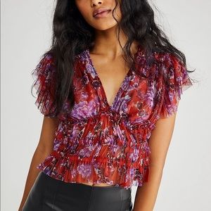 Free people ‘Making Me Smile’ mesh top